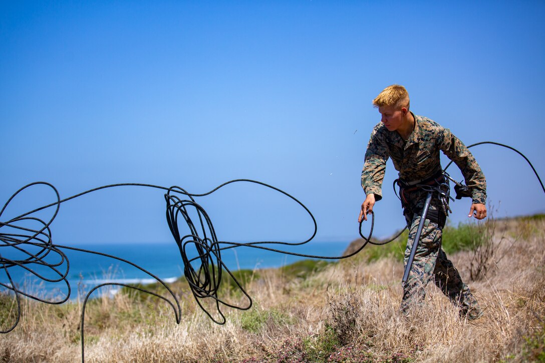 Assault climbers enable a unit to operate in environments that require the ability to climb and rappel, allowing Marine Corps units to move freely through terrain that would otherwise be impassable.