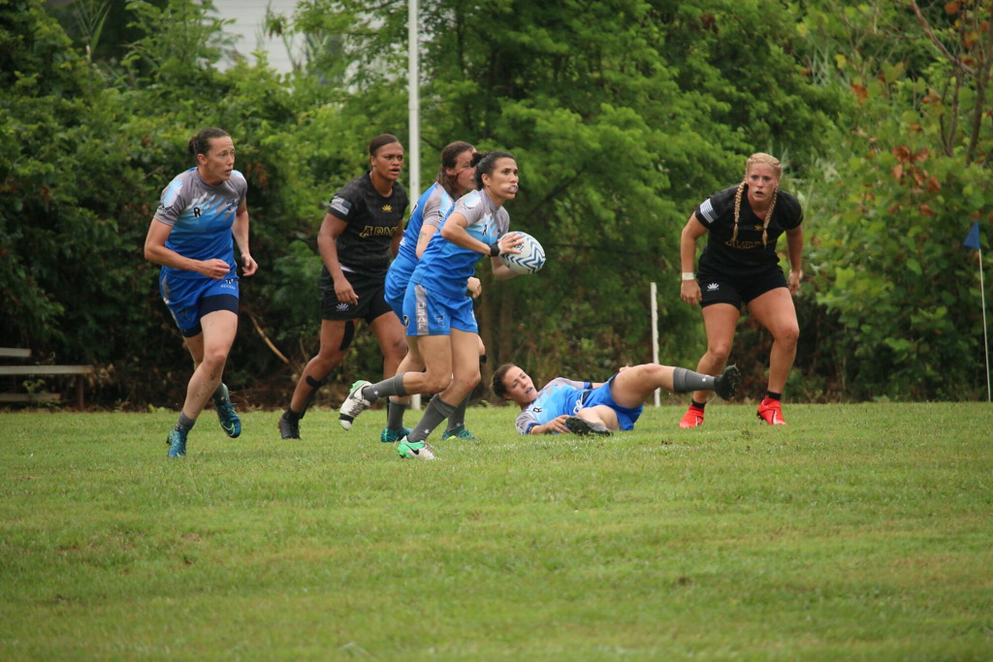 Dyess Airmen plays rugby against Army