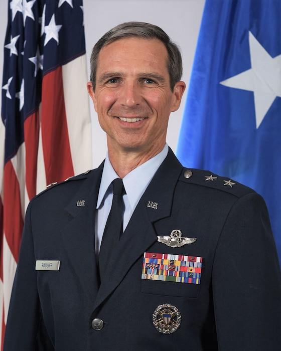 This is the official portrait of Maj. Gen. Bryan P. Radliff.