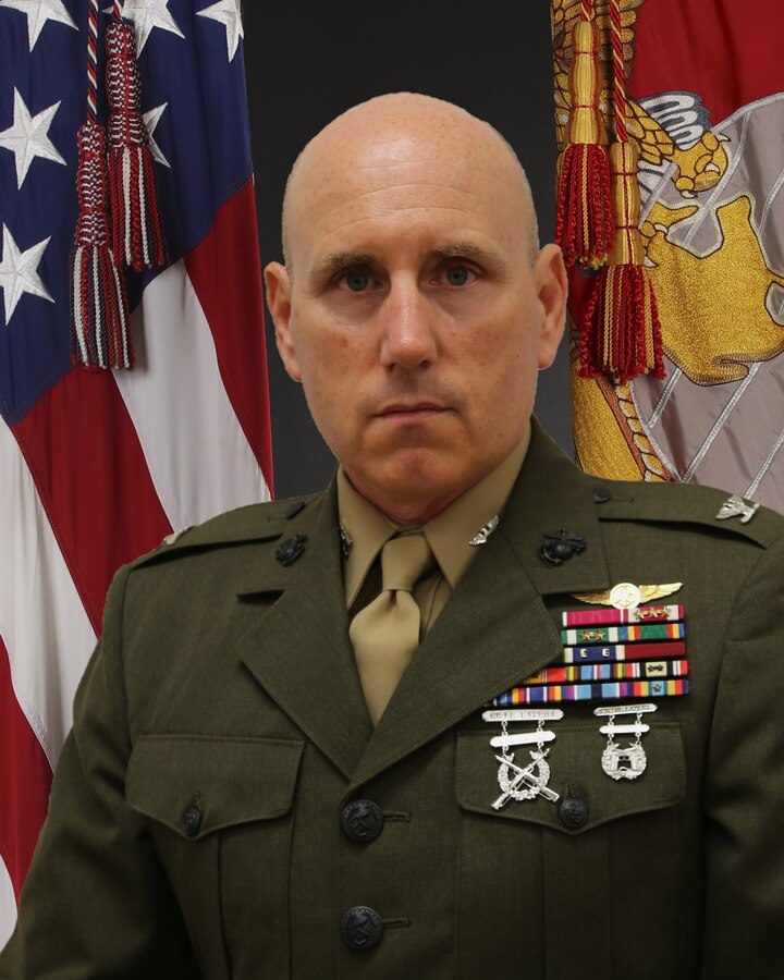 Col Charles M. Long Command Photo, Marine Corps Detachment Fort Leonard Wood