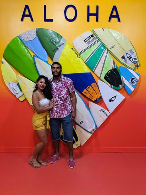 Airman 1st Class Kyle Trojillo, 15th Operations Support Squadron airfield management, and her husband, Ishmael Mustafaa, are an interracial couple who hope to see the advancement of equal opportunities for all Americans and an end to police brutality. Black Lives Matter is a movement that is important to both of them in the fight for racial equality. (U.S. Air Force photo by Airman 1st Class Erin Baxter)