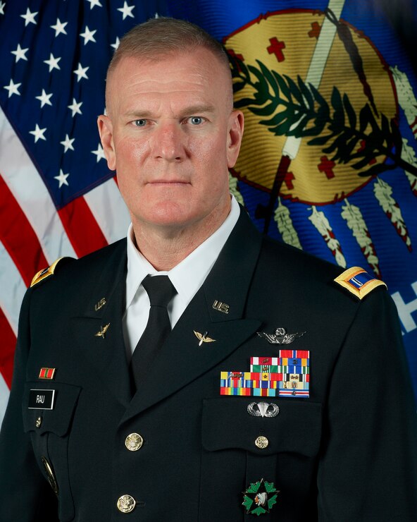 Official photo for Chief Warrant Officer 5 Christopher Rau, command chief warrant officer for the state of Oklahoma.