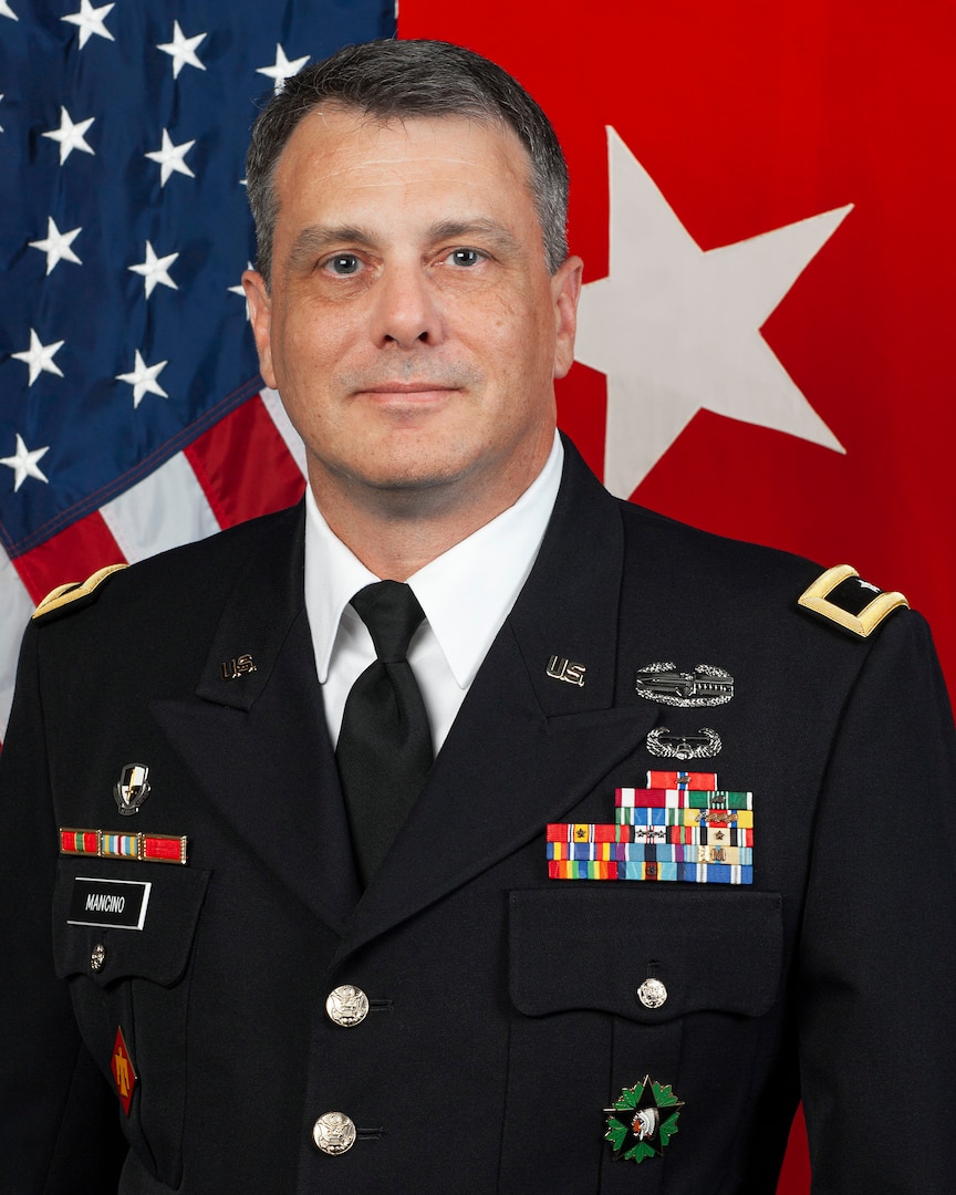Official portrait of Brig. Gen. Tommy Mancino.