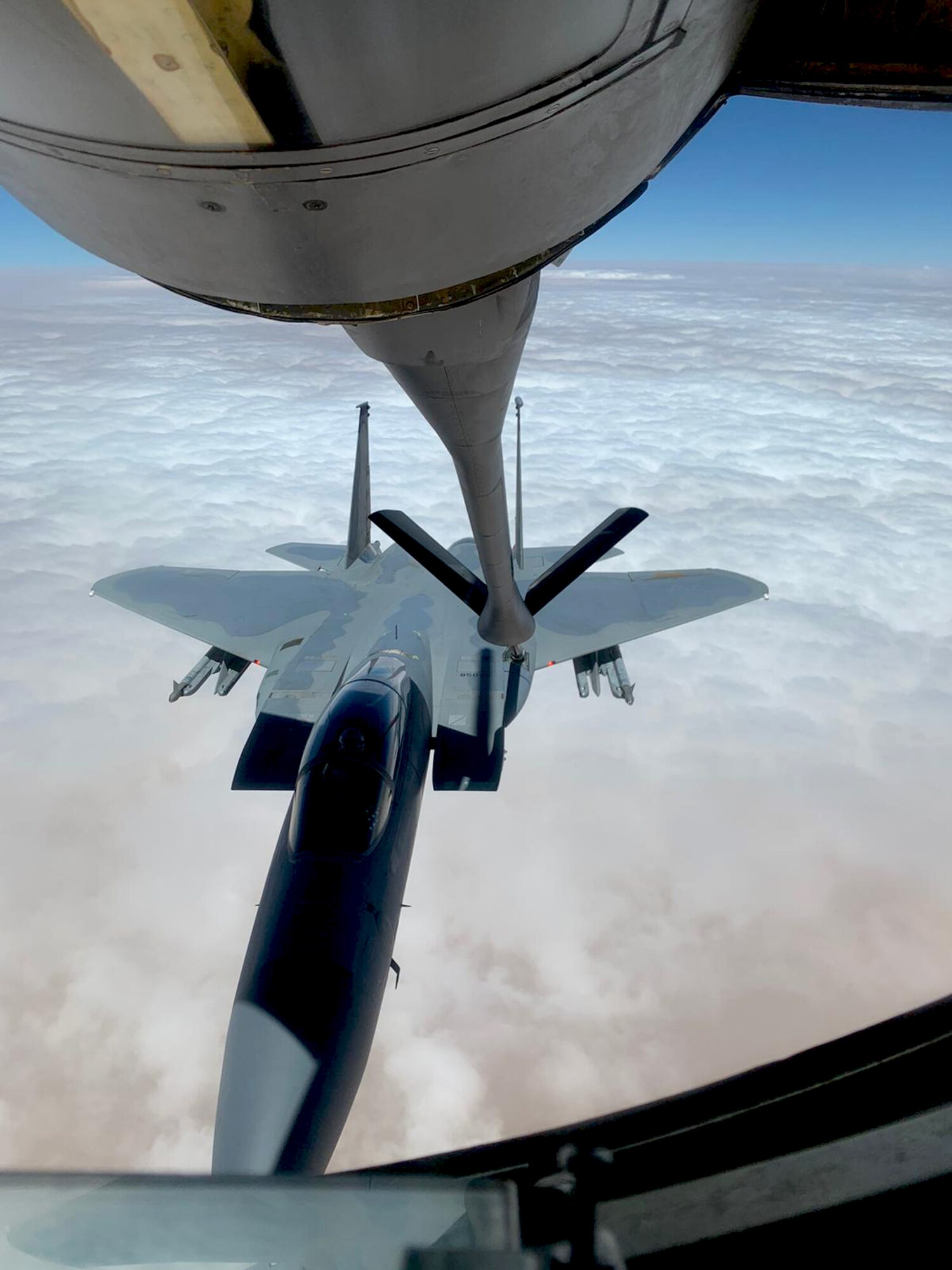 The 378th Expeditionary Logistic Readiness Squadron rapidly refuel a KC-135 Stratotanker from the 23rd Expeditionary Refueling Squadron from Al Udeid Air Base, Qatar at Prince Sultan Air Base, Kingdom of Saudi Arabia, July 13, 2020.