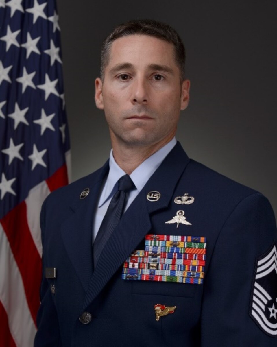Chief Master Sgt. Paul B. Barbee is the 104th Fighter Wing command chief.