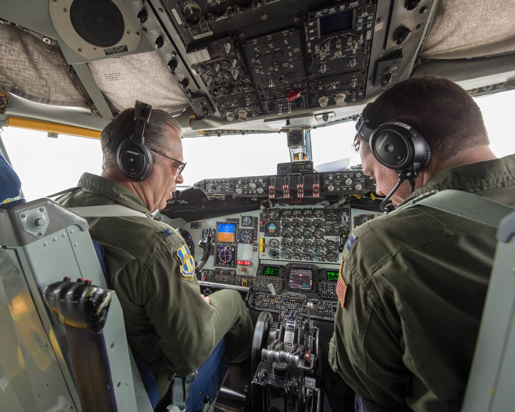 KC-135 Refuels KC-46