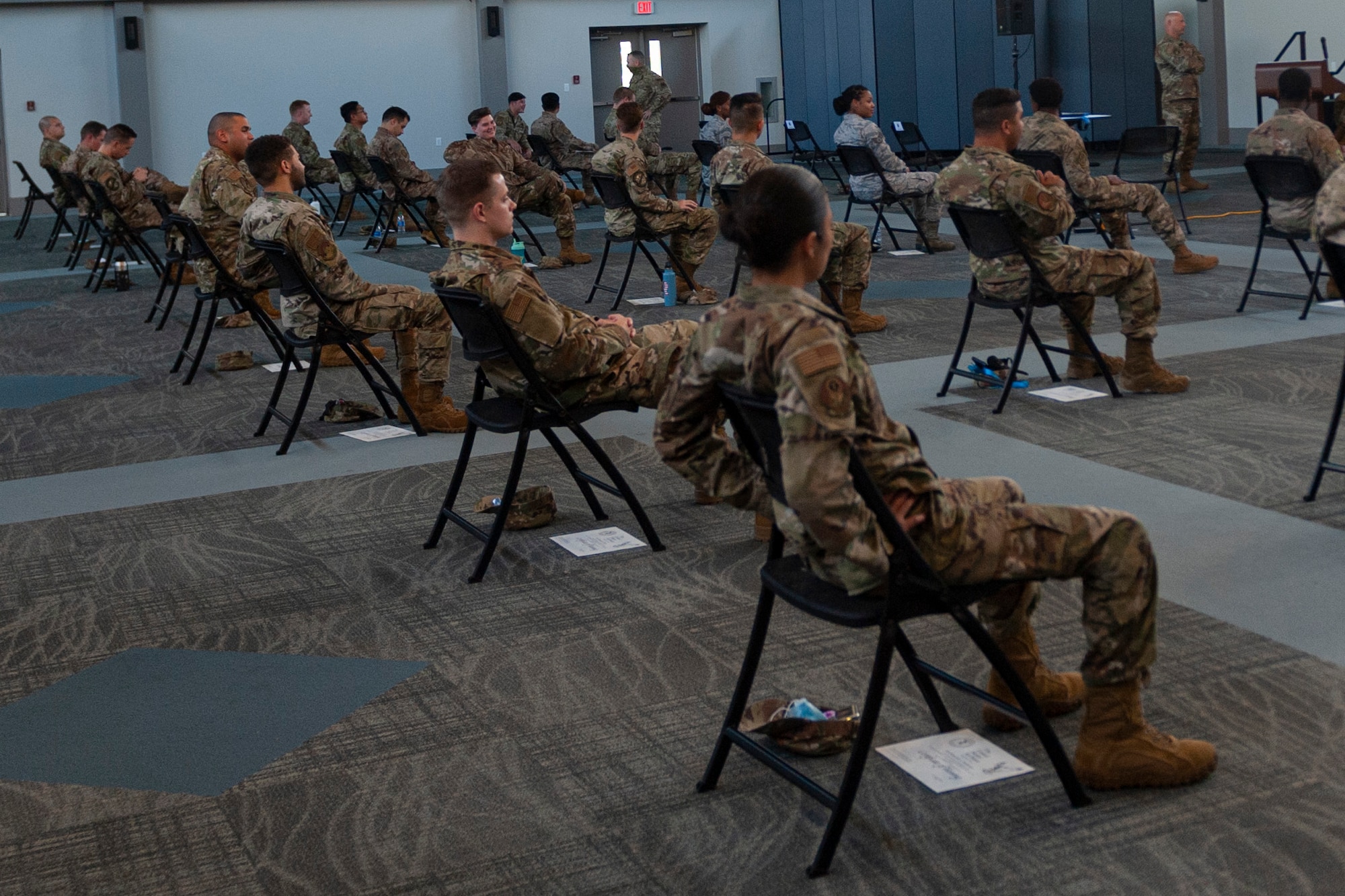 Photo of Airmen preparing to graduate