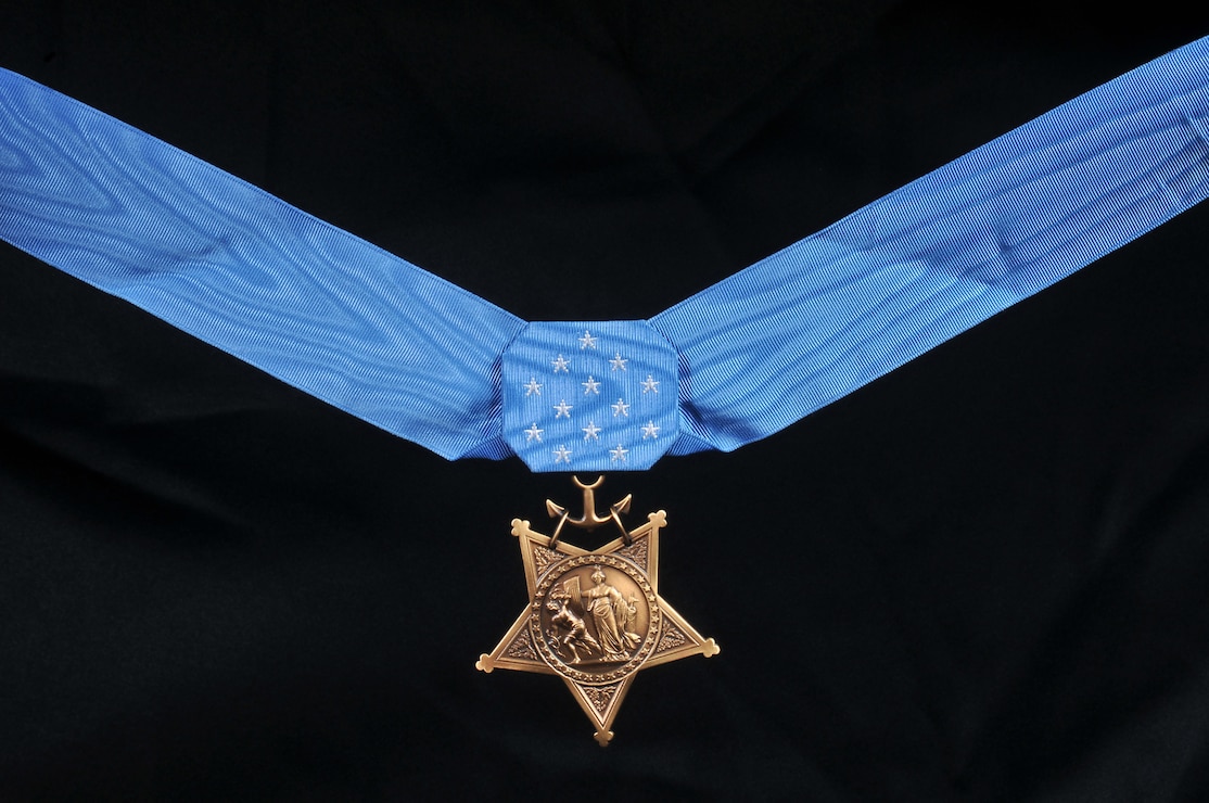 Photo of medal honor for Edward Byers