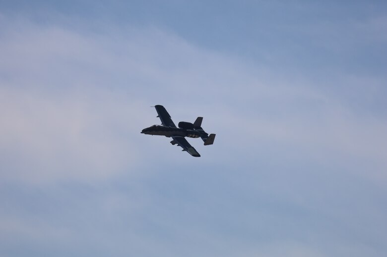 A10 in flight