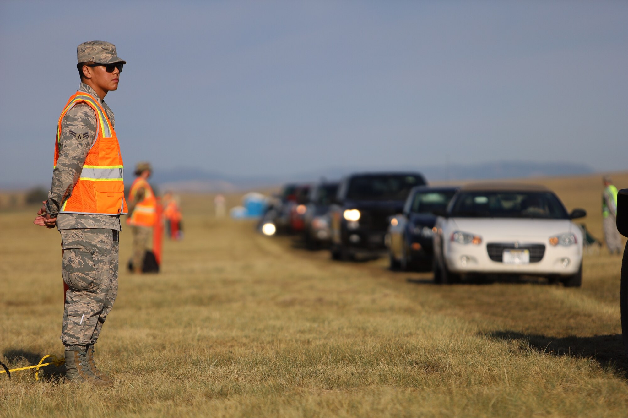 volunteers at air show