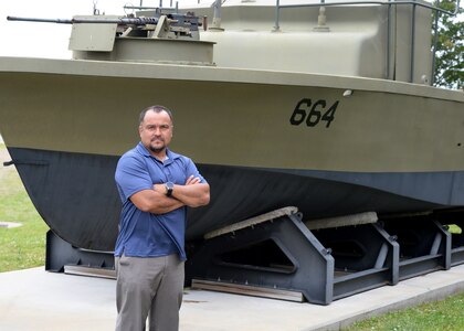 John Brown, a native of Newport News, Virginia, was recently awarded the Navy Civilian Service Commendation Medal on Joint Base Little Creek-Fort Story, Virginia.