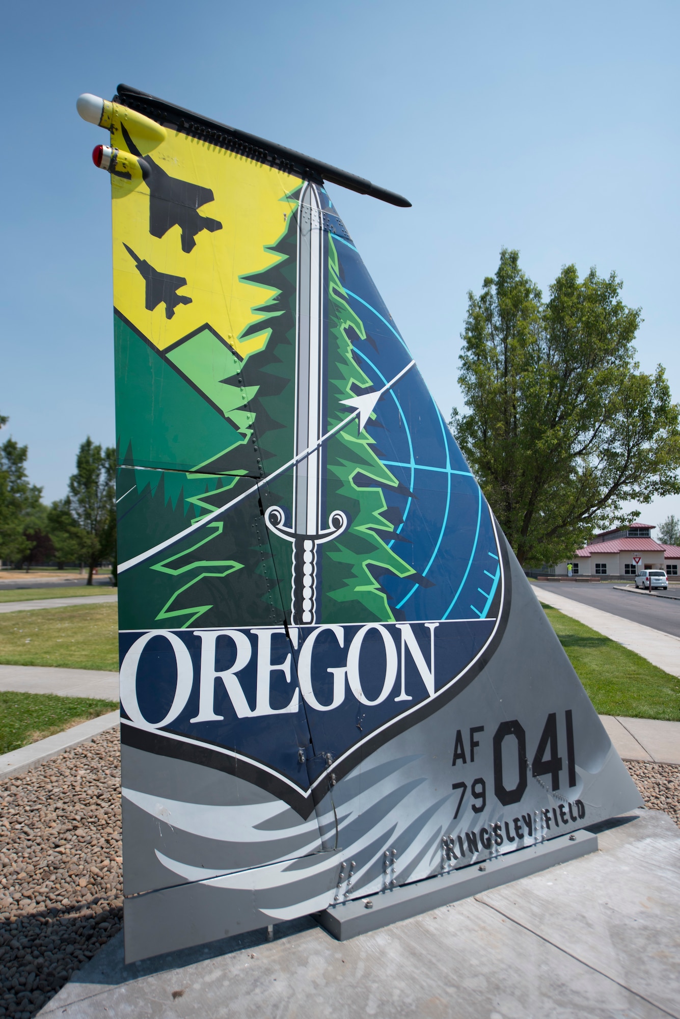 Kingsley Field shows off its heritage with new tail display