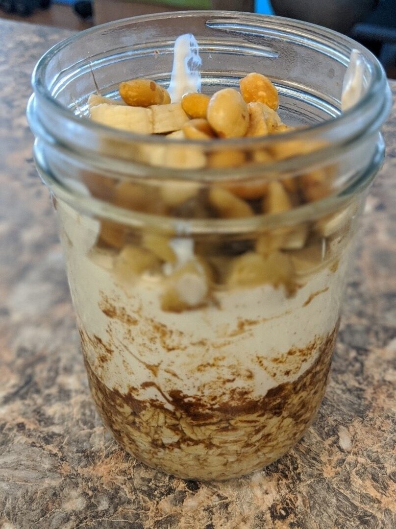 Overnight Oats - Looking for a quick and healthy breakfast? Overnight oats provide a well-balanced meal for extra energy and to feel full until lunchtime. (Justine Duchon, MEDDAC-AK Registered Dietitian