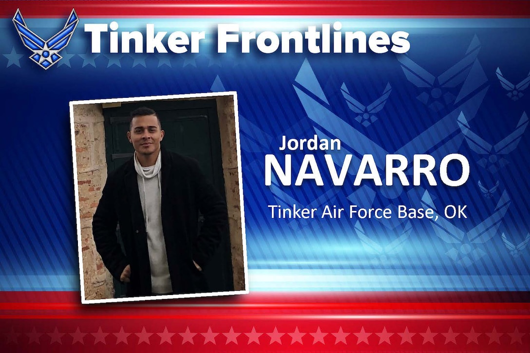 Jordan C. Navarro is a logistics planner in the 72nd Logistics Readiness Squadron.