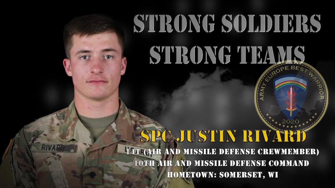 U.S. Army Europe Best Warrior 2020 Competitor: Spc. Justin Rivard