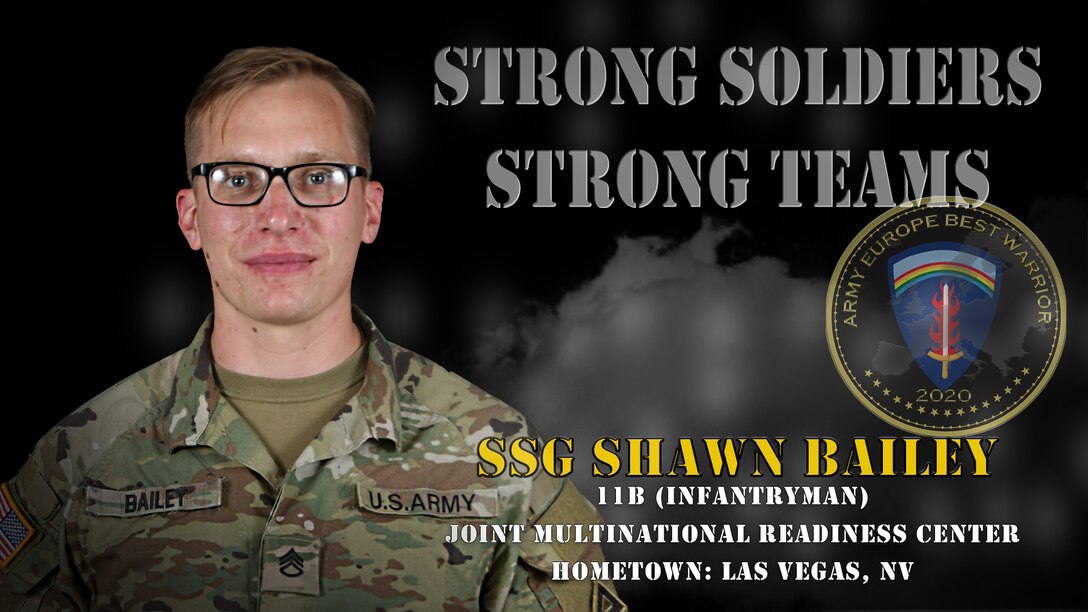 U.S. Army Europe Best Warrior 2020 Competitor: Staff Sgt. Shawn Bailey