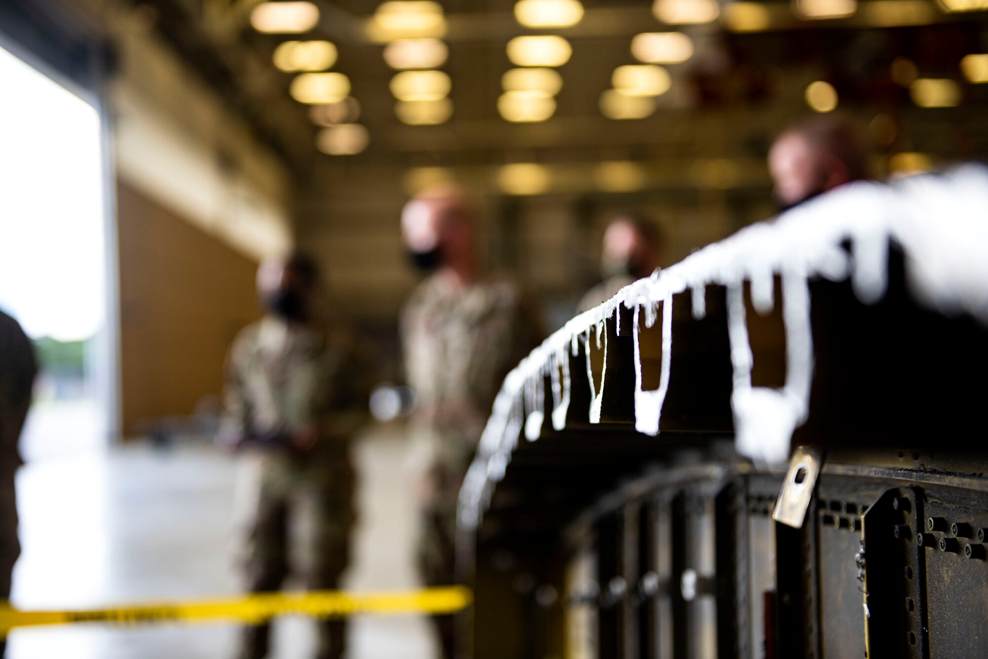 Photo of Airmen briefing the LATT.