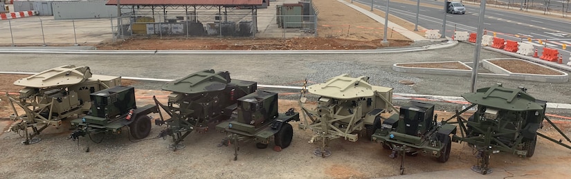 Photo of a variety of Army systems that Tobyhanna repairs