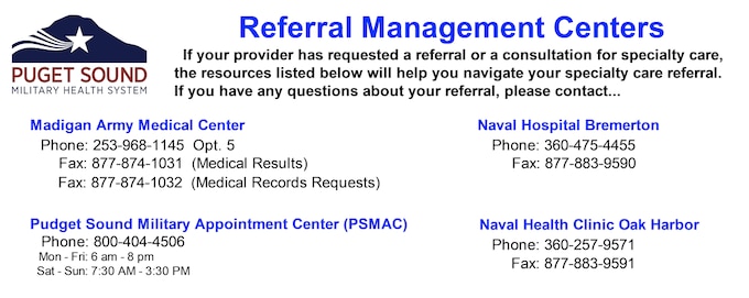 Puget Sound Referral Management Center