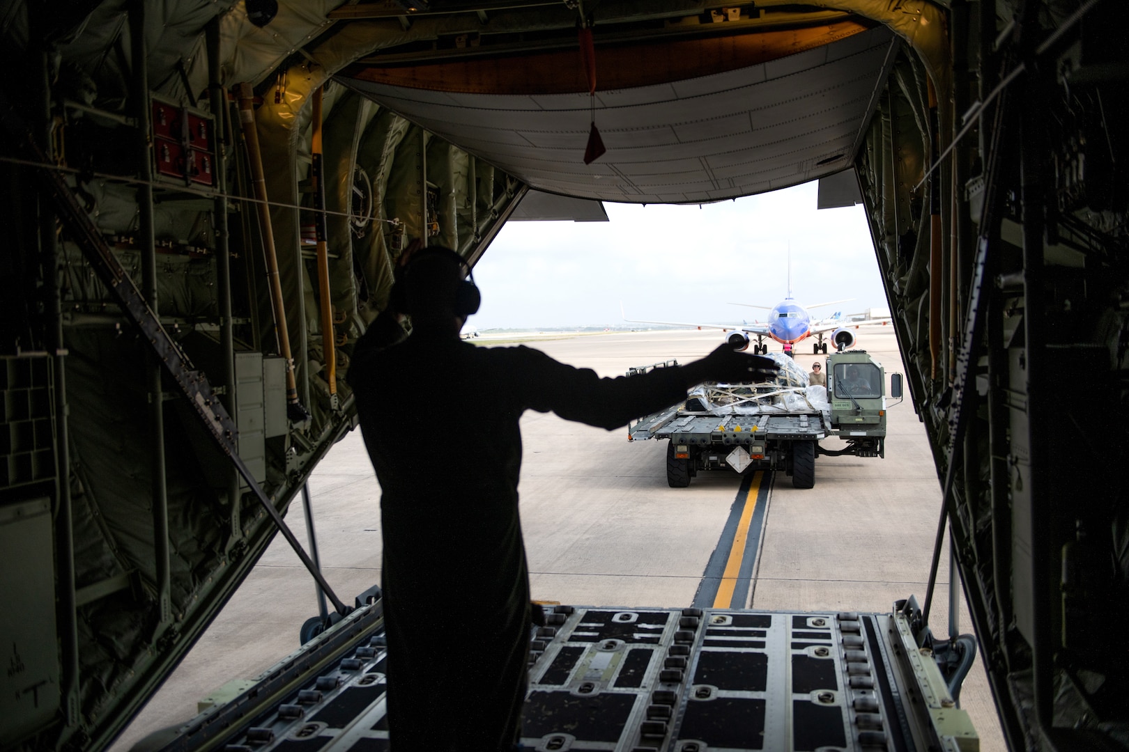 In an effort to protect and sustain the Air Education and Training Command’s student pipeline, the 314th AW flew 27 Airmen in technical training from Kelly Field, Texas, to Ft. Benning, Georgia.