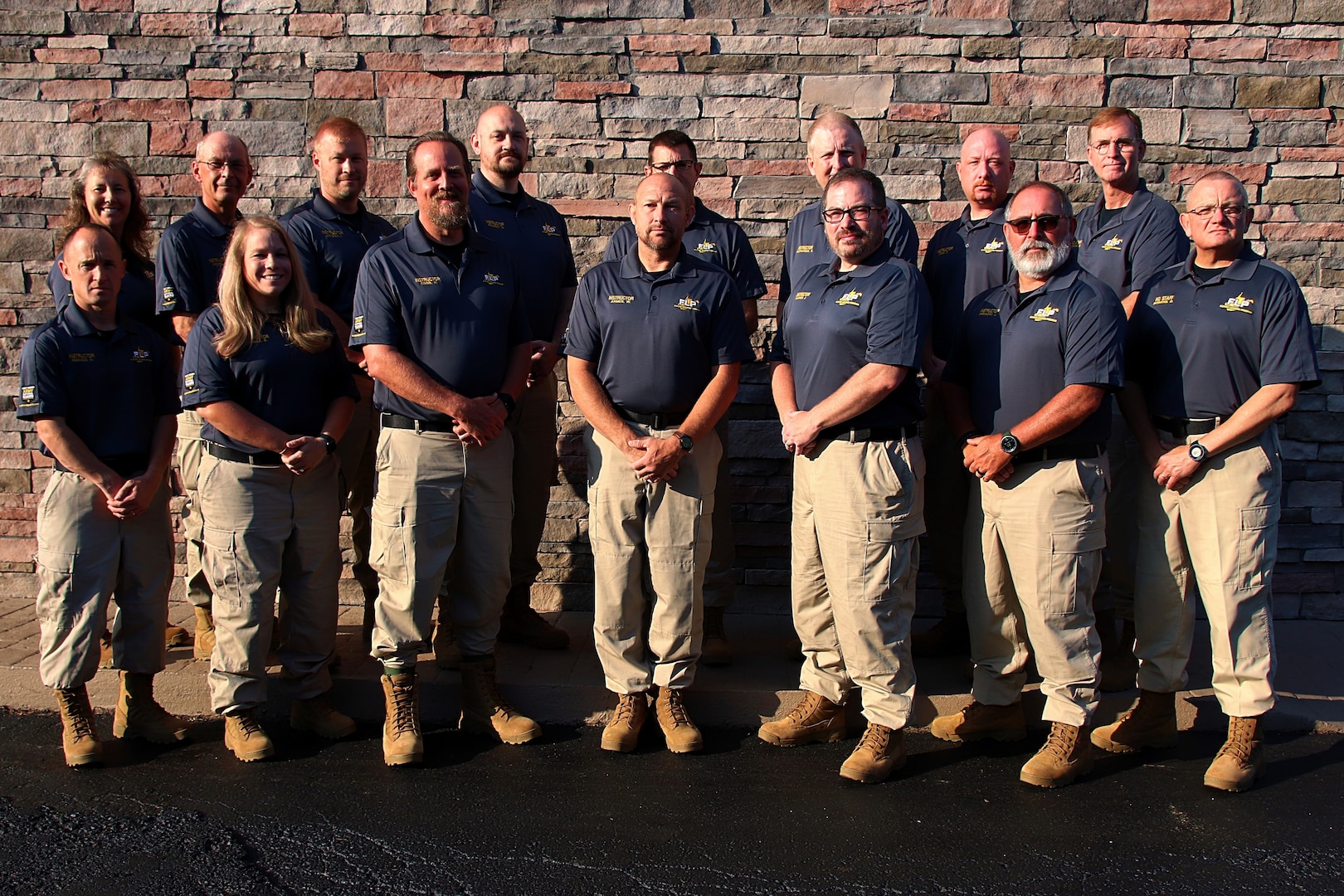 Instructors and staff members of the West Virginia National Guard’s Future Leaders Program for high school students pose for a photo following a training session held July 10, 2020 in Winfield, W.Va. The FLP staff recently met to plan and prepare for the upcoming academic school year.