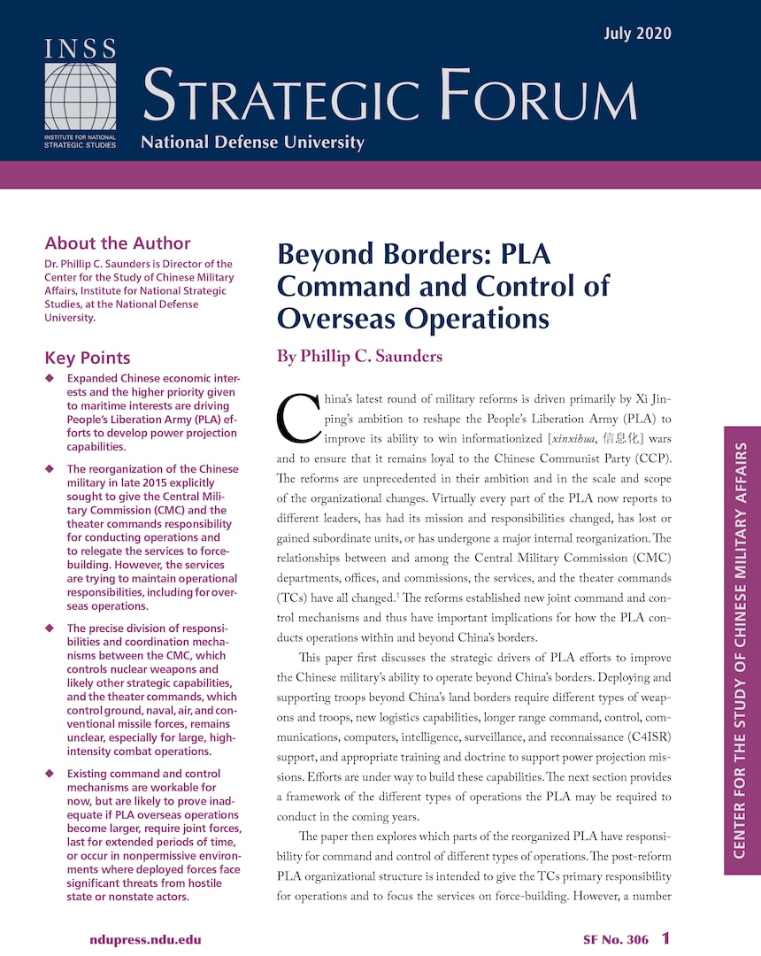 Beyond Borders: PLA Command and Control of Overseas Operations