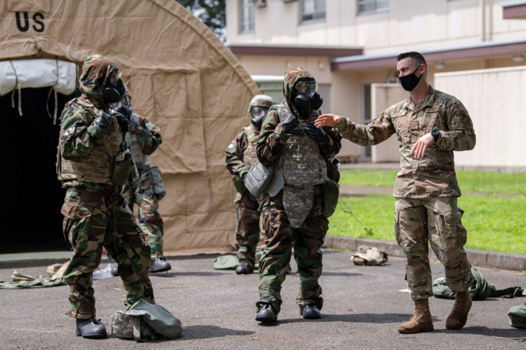 Yokota CBRN training adapts to pandemic constraints