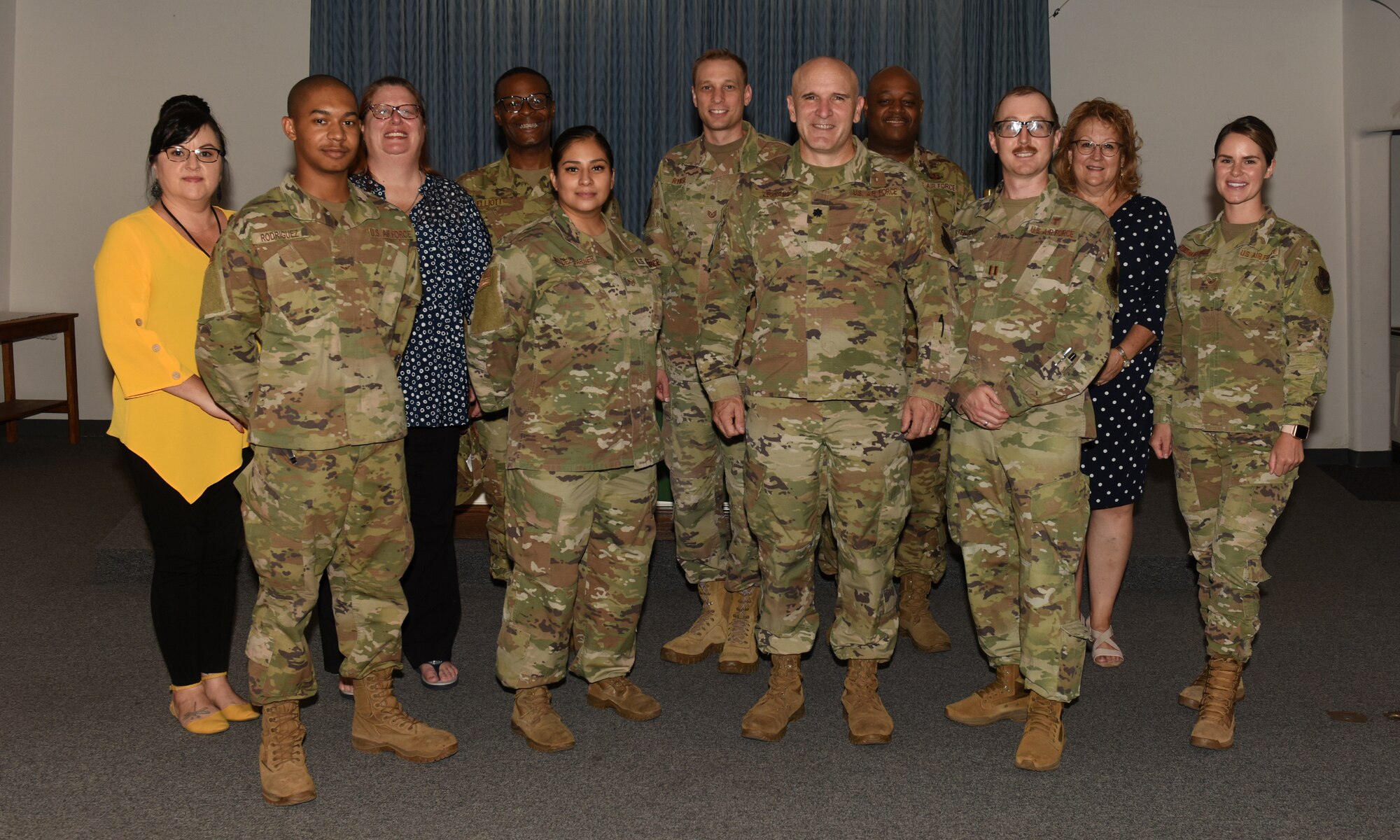 Group photo of the Davis-Monthan Air Force Base Chaplain Corps