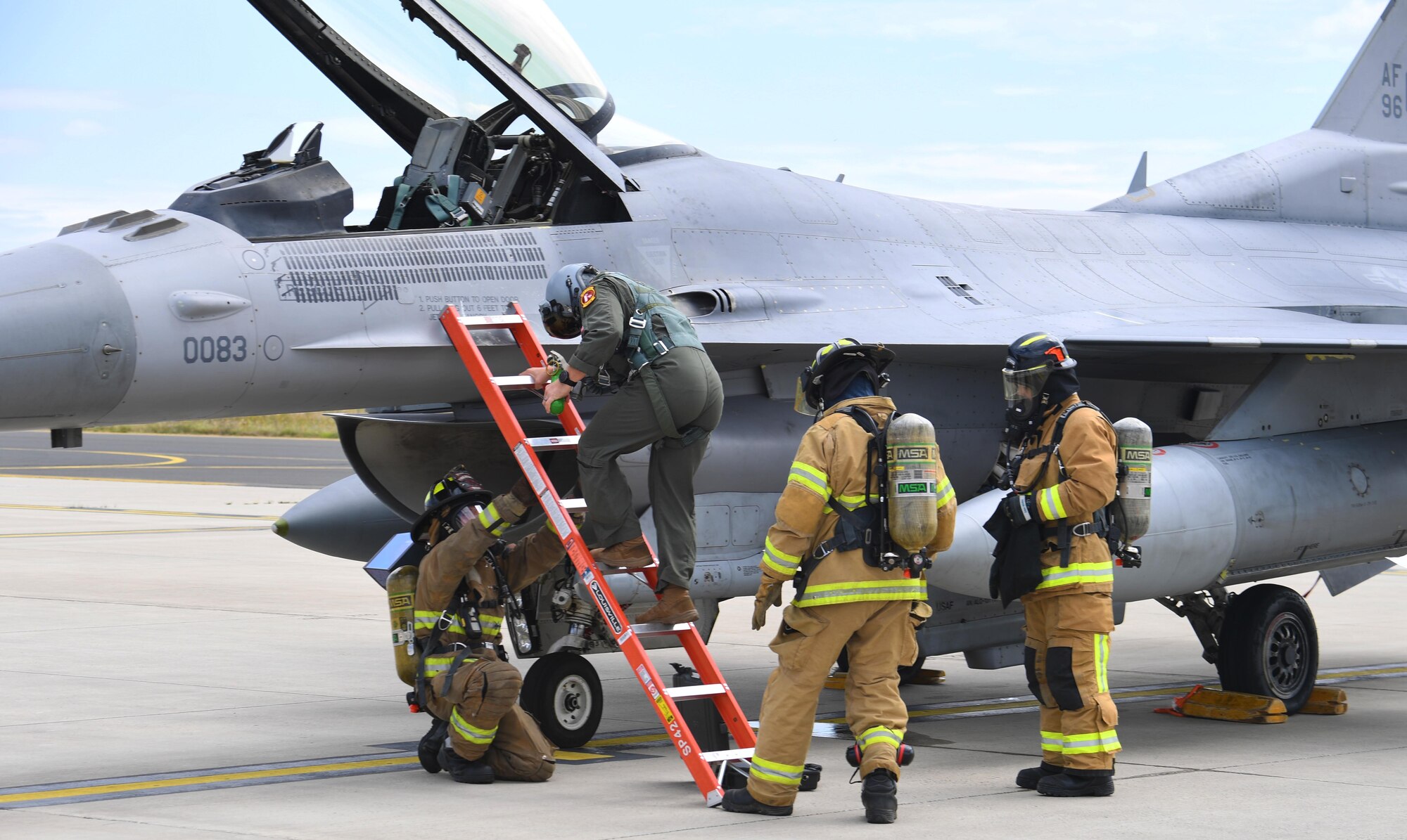 Spangdahlem Airmen train with Hydrazine Response Exercise