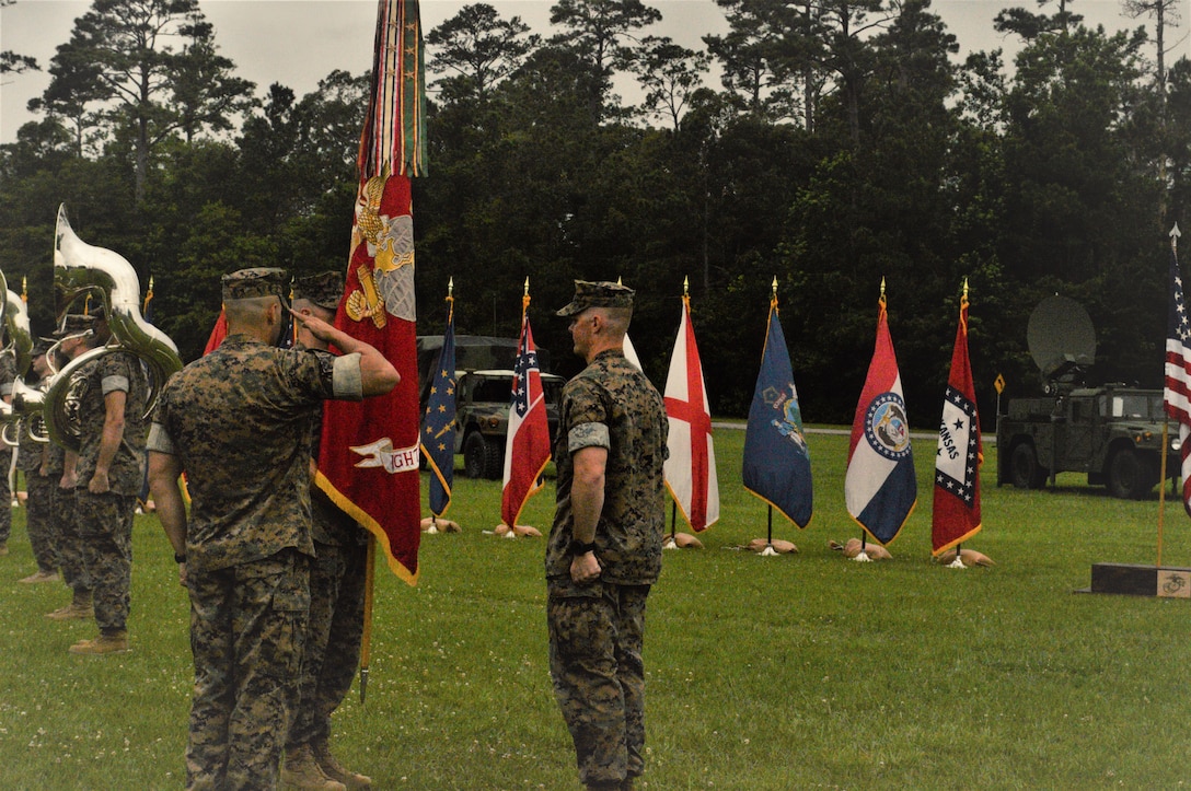 8th Comm Bn Change of Command Ceremony
