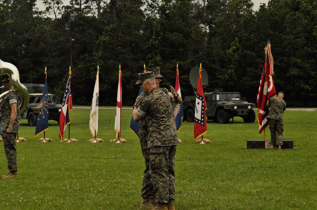 8th Comm Bn Change of Command Ceremony