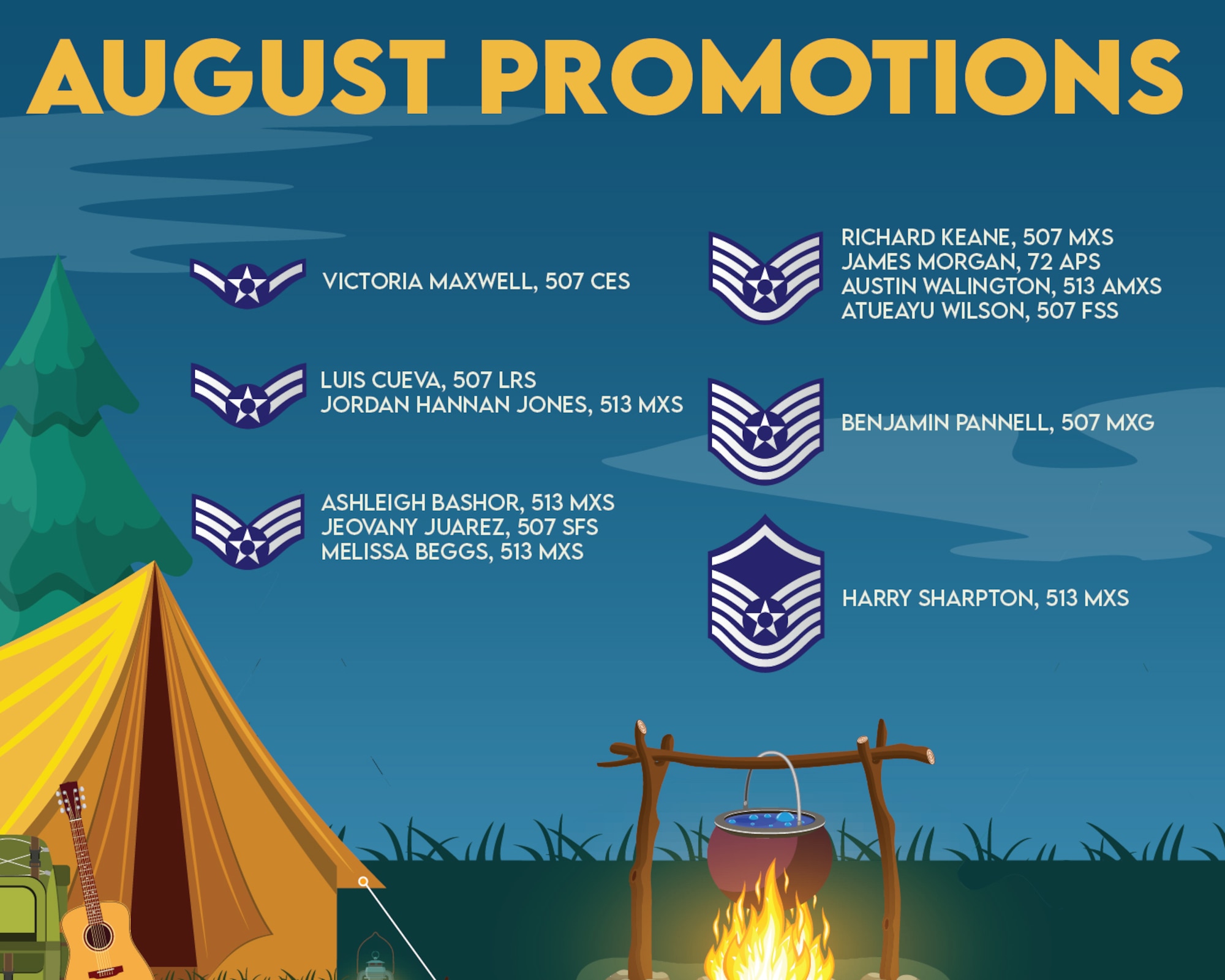 August promotion graphic