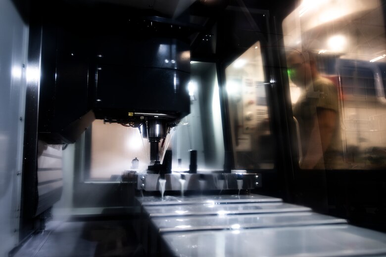 Staff Sgt. Adam Kitta, 911th Maintenance Squadron metals technology specialist, fabricates a C-17 Globemaster III airframe component at the Pittsburgh International Airport Air Reserve Station, Pennsylvania, July 8, 2020.