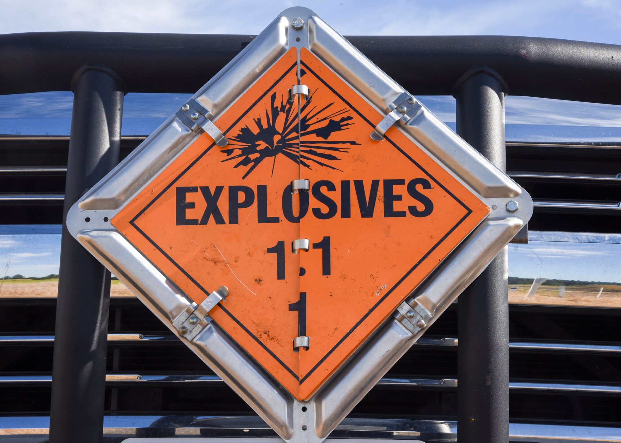 Explosives placard