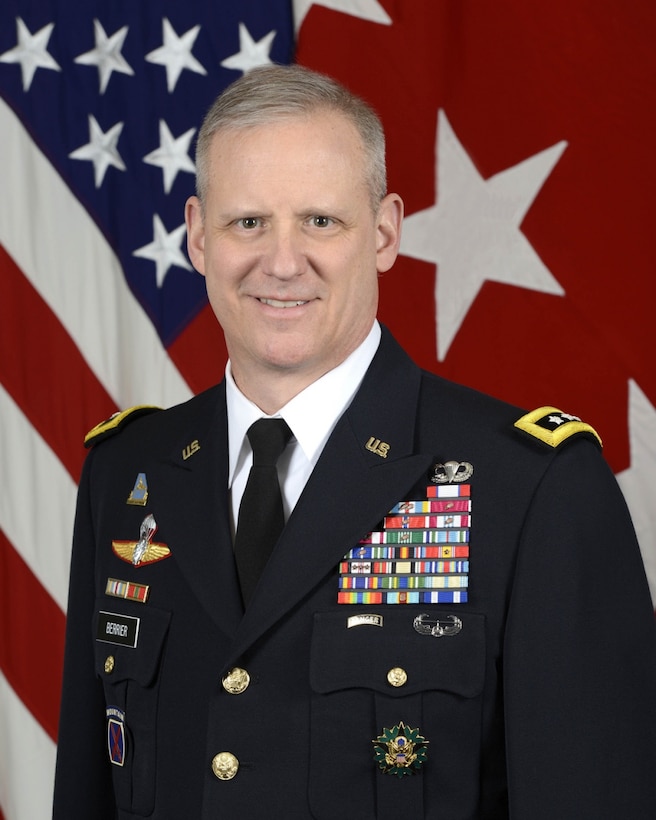 U.S. Army Lt. Gen. Scott D. Berrier, Assistant Chief of Staff, G2 (Army Intelligence), poses for a command portrait in the Army portrait studio at the Pentagon in Arlington, Va., Mar. 7, 2018. (U.S. Army photo by Monica King)
