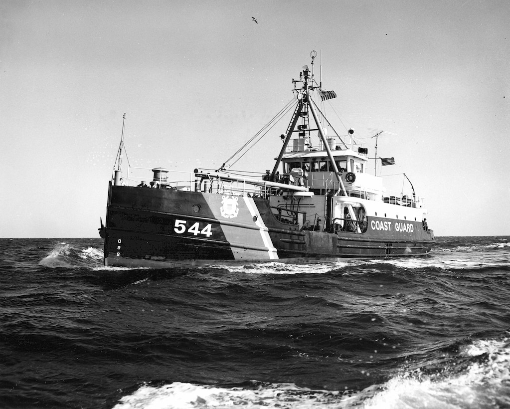 A photo of the Coast Guard tender WHITE SAGE