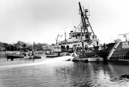 A photo of the Coast Guard tender WHITE SAGE