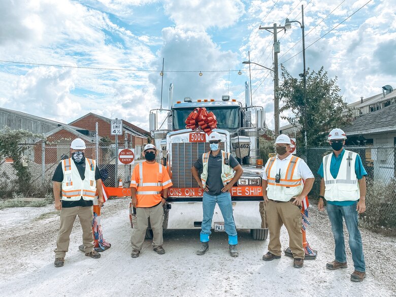 Five-thousandth shipment of FUSRAP-related material on the scales at the Luckey Site.  Each truckload averages approximately 16.5 tons of FUSRAP-related material.