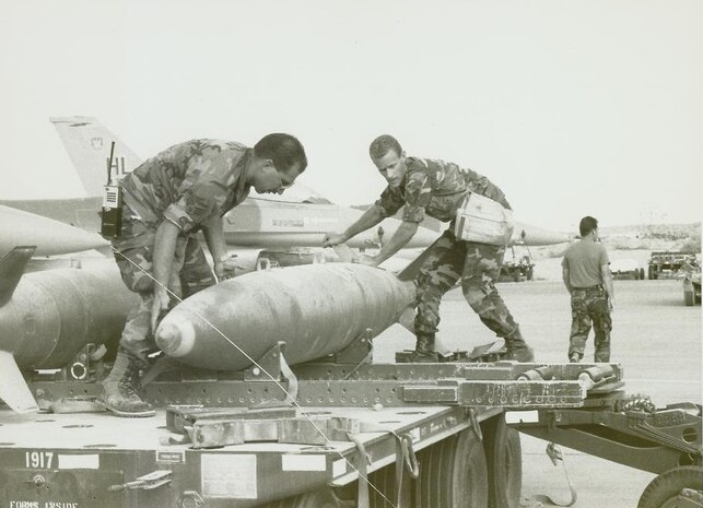 Members of the 388th Fighter Wing and other units assigned to Hill AFB deployed to the Middle East in August 1990 to support Operations Desert Shield and Desert Storm.