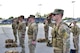 U.S Airmen from the 354th Civil Engineer Squadron Explosive Ordnance Disposal (EOD) flight render a salute during a ceremony on Eielson Air Force Base, Alaska, July 31, 2020. The ceremony was held to honor the 32 EOD Airmen who paid the ultimate sacrifice in the line of duty. (U.S. Air Force photo by Senior Airman Beaux Hebert)