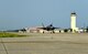 Three F-35A Lightning IIs taxi down the flightline for the first time at Eielson Air Force Base, Alaska, July 30, 2020. The aircraft are the designated flagships for the 354th Fighter Wing, and the 356th and 355th Fighter Squadrons, and are the newest additions to the Eielson fleet. (U.S. Air Force photo by Tech. Sgt. Jerilyn Quintanilla)