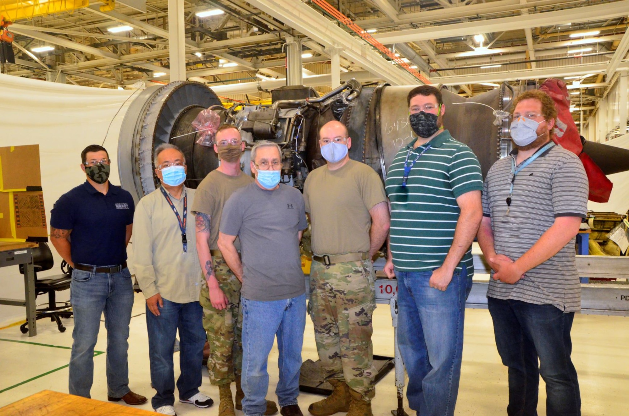 Group photo of Air Force Sustainment Center personnel