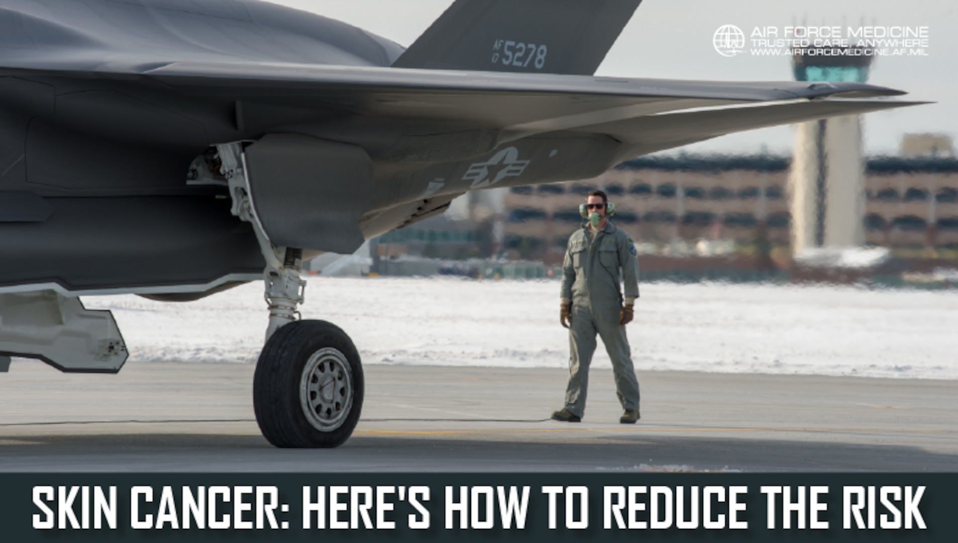 Image of an Airman on the flight line.