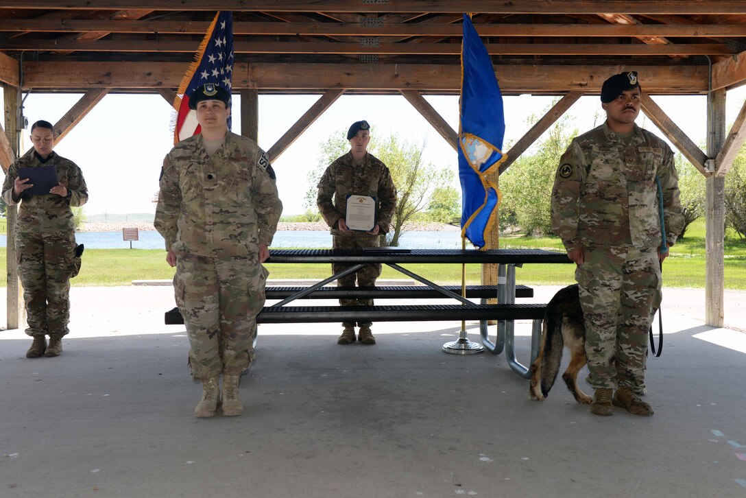 Dogs and service members