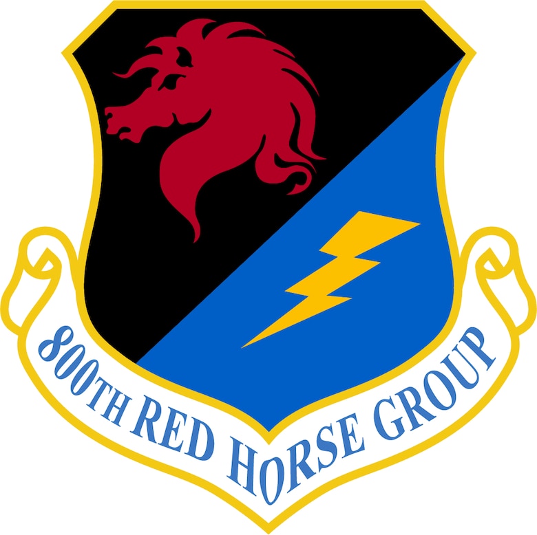 800th RED HORSE Group emblem