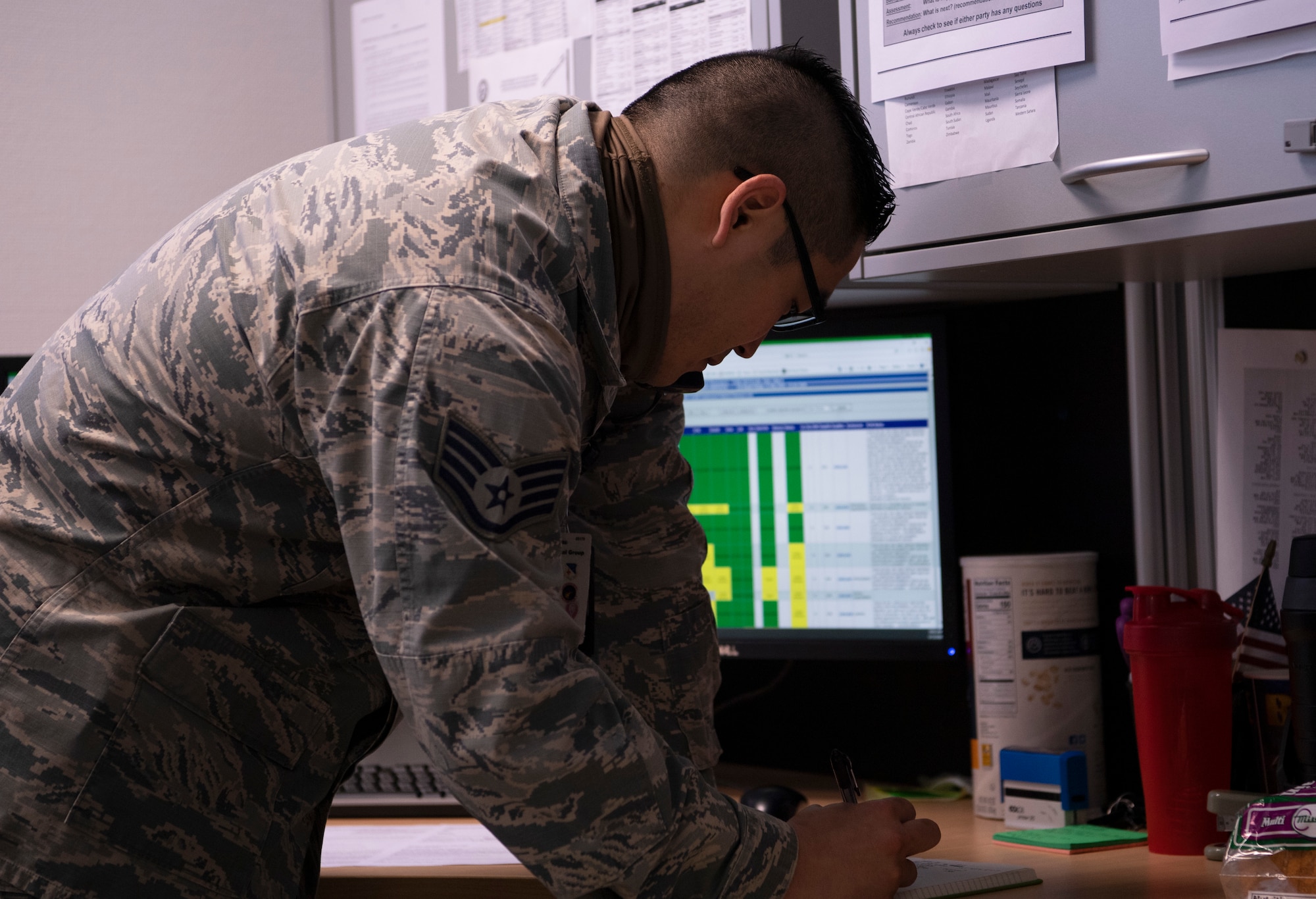 During the COVID-19 pandemic, Spangdahlem's Public Health Flight has completely been encompassed with COVID-19 by ensuring all members associated with base are healthy and safe within their workplace.