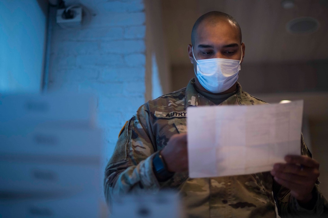 Soldiers and airmen working side by side.