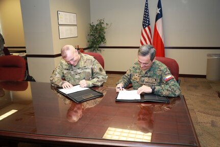 Army South hosts Chilean Army during bilateral staff talks