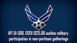blue graphic with Air Force wings logo
