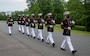 U.S. Marines with Headquarters and Service Battalion conduct a Memorial Day Ceremony at the Quantico National Cemetery, Triangle, Va., May 25.